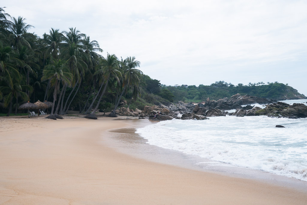 View of Playa Bocacho in Puerto Escondido