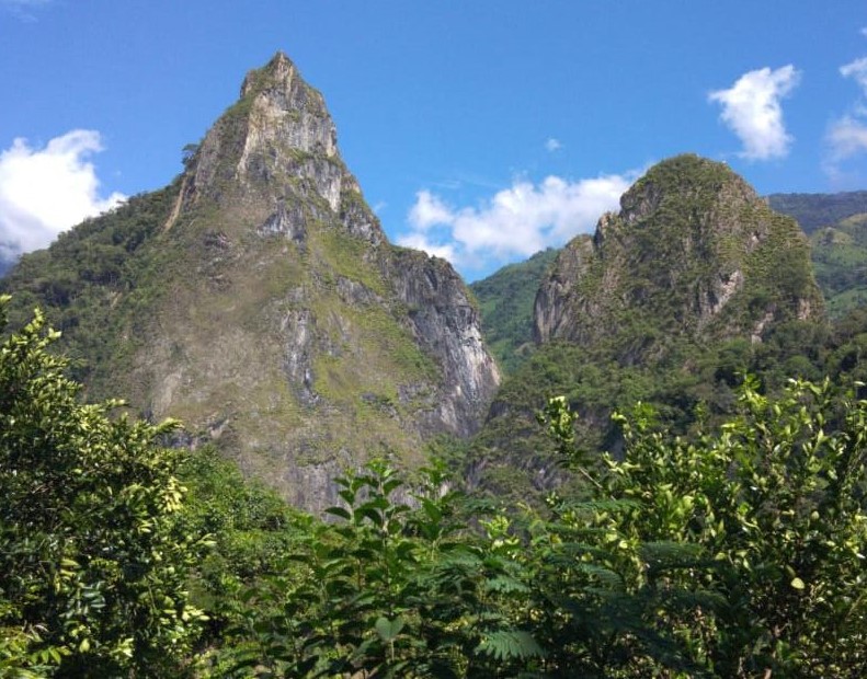 Two mountains in Colombia.